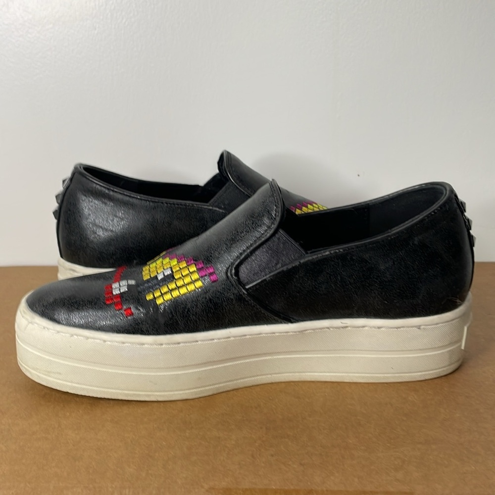 Sketchers Street GRIMACE rise fit black sneakers - Picture 5 of 8